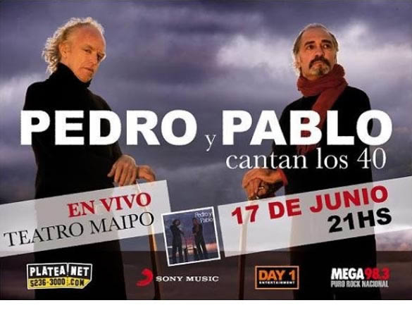 Regresan Pedro y Pablo, pioneros del rock argentino